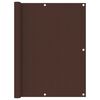 vidaXL Balkónová markíza, hnedá 120x300 cm, oxfordská látka