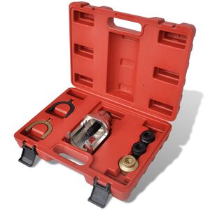 Sada n&aacute;radia na extrakciu a in&scaron;tal&aacute;ciu predn&eacute;ho guľov&eacute;ho kĺbu pre VW