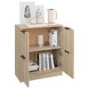 vidaXL Komoda dub sonoma 60x30x70 cm spracované drevo