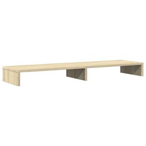vidaXL Stojan na monitor dub sonoma 100x27x10 cm kompozitn&eacute; drevo