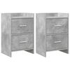 vidaXL Nočn&eacute; stol&iacute;ky 2 pcs Bet&oacute;novo siv&aacute; 40 x 30 x 60 cm