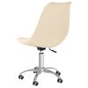 vidaXL Otočn&aacute; kancel&aacute;rska stolička kr&eacute;mov&aacute; l&aacute;tkov&aacute;