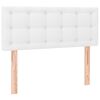 vidaXL Čelo postele s LED biele 80x5x78/88 cm umel&aacute; koža