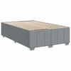vidaXL Boxspring posteľ s matracom bledosiv&aacute; 120x200 cm l&aacute;tka