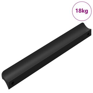 vidaXL rukov&auml;ť 973 ks Čierna 106 x 7,4 x 15,5 mm Hlin&iacute;k