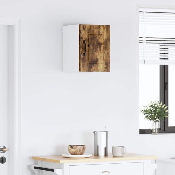 vidaXL Kuchynsk&aacute; skriňa Dymov&aacute; dub 30 x 31 x 40 cm Kompozitn&eacute; drevo