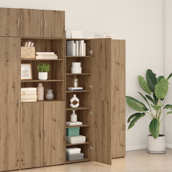 vidaXL Highboard Remeseln&yacute; dub 45 x 42,5 x 185 cm