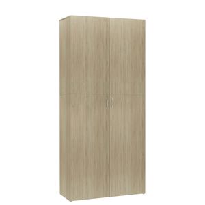 vidaXL Skrinka na top&aacute;nky, dub donoma 80x35,5x180 cm, kompozitn&eacute; drevo