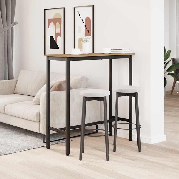 vidaXL st&ocirc;l Remeseln&yacute; dub 100 x 40 x 100,5 cm Inžinierske drevo a oceľ