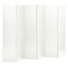 vidaXL Parav&aacute;n so 6 panelmi, biely 240x180 cm oceľ