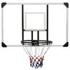 vidaXL Basketbalov&aacute; doska priehľadn&aacute; 106x69x3 cm polykarbon&aacute;t