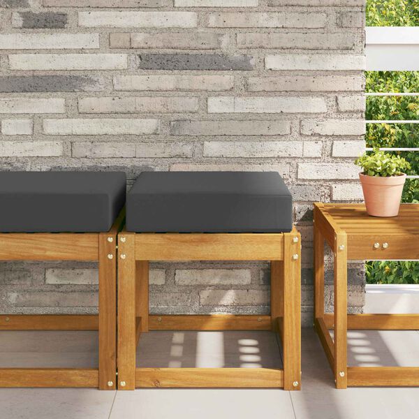 vidaXL Vank&uacute;&scaron; na vonkaj&scaron;ie sedenie Antracit 40 x 40 x 8 cm