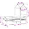 vidaXL Denná posteľ so strieškou 80x200 cm borovicový masív
