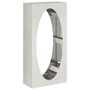 vidaXL Stojan na krbov&eacute; drevo 50x23x100 cm nehrdzavej&uacute;ca oceľ