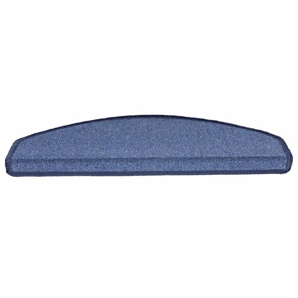 vidaXL Schodov&eacute; rohože 20 ks 65x24x4 cm modr&eacute; polkruhov&eacute; veľk&eacute;