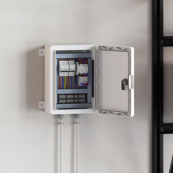 vidaXL Ovl&aacute;dacia skriňa Siv&aacute; 47 x 20 x 60 cm ABS plast