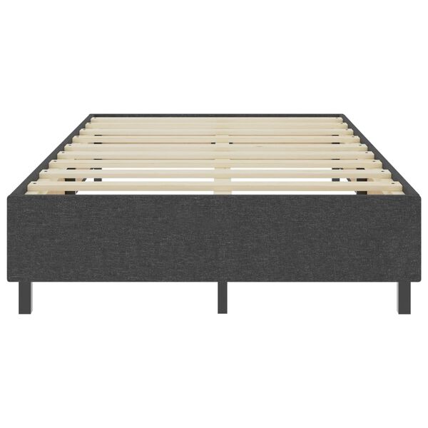 vidaXL Rám na boxspring posteľ, sivý, látka 120x200 cm
