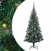vidaXL Umel&yacute; predsvieten&yacute; vianočn&yacute; stromček Zelen&aacute; 150 cm PVC a kov