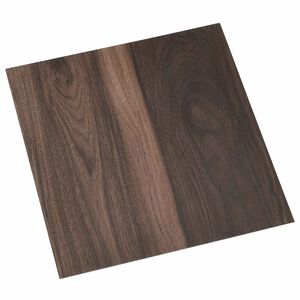 vidaXL Samo-lepiace podlahov&eacute; dosky Tmavohned&aacute; 30,5 x 30,5 cm 20 ks