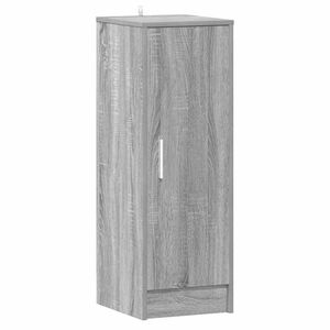 vidaXL Botn&iacute;k siv&yacute; dub sonoma 32x35x92 cm spracovan&eacute; drevo