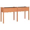 vidaXL Kvetin&aacute;č s vložkou hned&yacute; 161x45x76 cm jedľov&yacute; mas&iacute;v