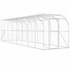vidaXL Kurn&iacute;k proti stene Strieborn&aacute; 600 x 150 x 215 cm