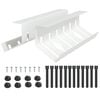 vidaXL &Uacute;ložn&yacute; box na k&aacute;ble pod st&ocirc;l 2 ks Biela 44 x 11,5 x 13,5 cm
