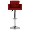 vidaXL Barové stoličky 2 ks, vínovo červené, umelá koža