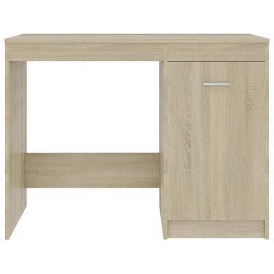 vidaXL Písací stôl, dub sonoma 100x50x76 cm, drevotrieska