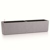 LECHUZA Kvetin&aacute;č BALCONERA Stone 80 ALL-IN-ONE siv&yacute;