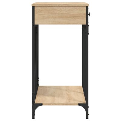 vidaXL Konzolový stolík dub sonoma 100x39x78,5 cm kompozitné drevo