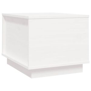 vidaXL Konferenčn&yacute; stol&iacute;k biely 40x50x35 cm borovicov&yacute; mas&iacute;v