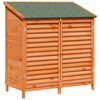 vidaXL Z&aacute;hradn&yacute; pr&iacute;stre&scaron;ok so strechou Hned&aacute; 106 x 56 x 113,5 cm