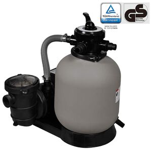 vidaXL Pieskov&aacute; filtr&aacute;cia s čerpadlom 600 W, 17000 l/h