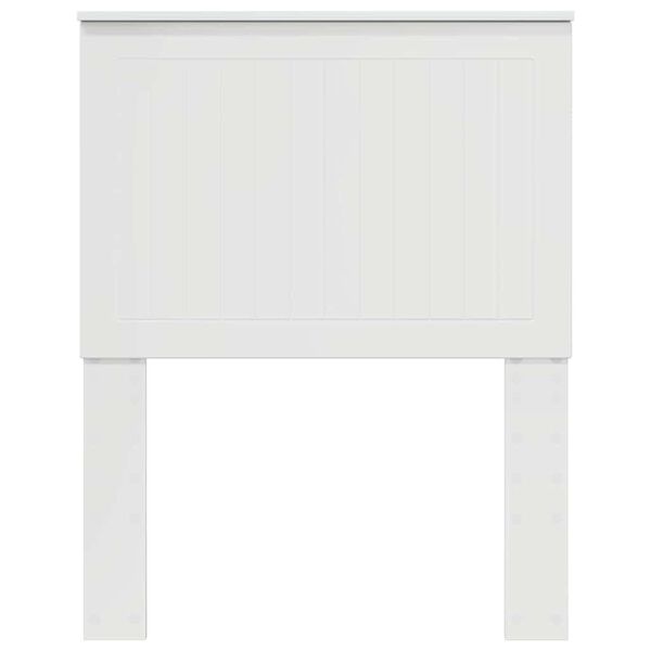 vidaXL Zadn&eacute; čelo s čelnou doskou Leskl&aacute; biela 75 cm Kompozitn&eacute; drevo
