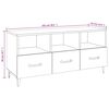 vidaXL TV stolík vo farbe dubu sonoma 102x35x50 cm spracované drevo