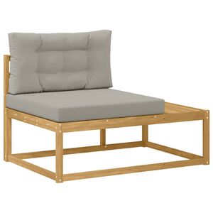 vidaXL Vonkaj&scaron;ia koncov&aacute; pohovka Biela 115 x 83 x 73 cm Polyester