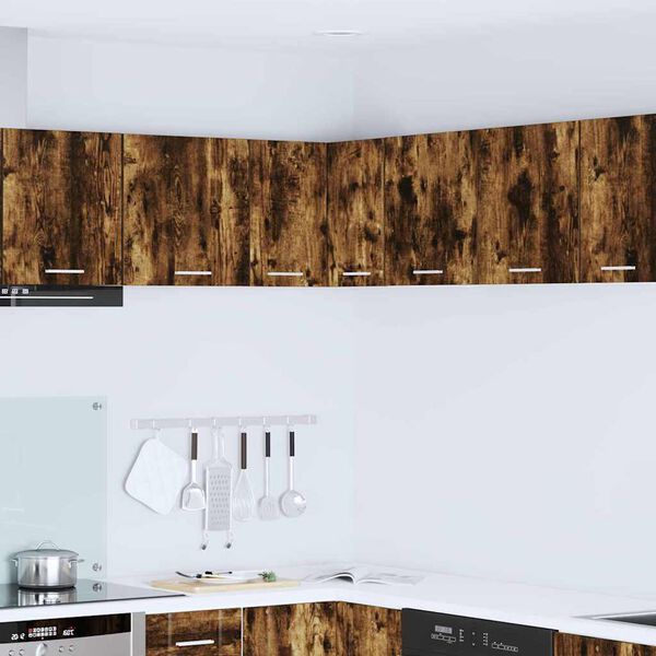 vidaXL Z&aacute;vesn&aacute; skrinka s &uacute;ložiskom &Uacute;den&yacute; dub a biely 57 x 57 x 40 cm