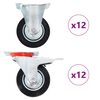 vidaXL Otočn&eacute; kolieska 24 ks 100 mm