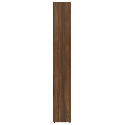 vidaXL Knižnica hnedý dub 67x24x161 cm spracované drevo