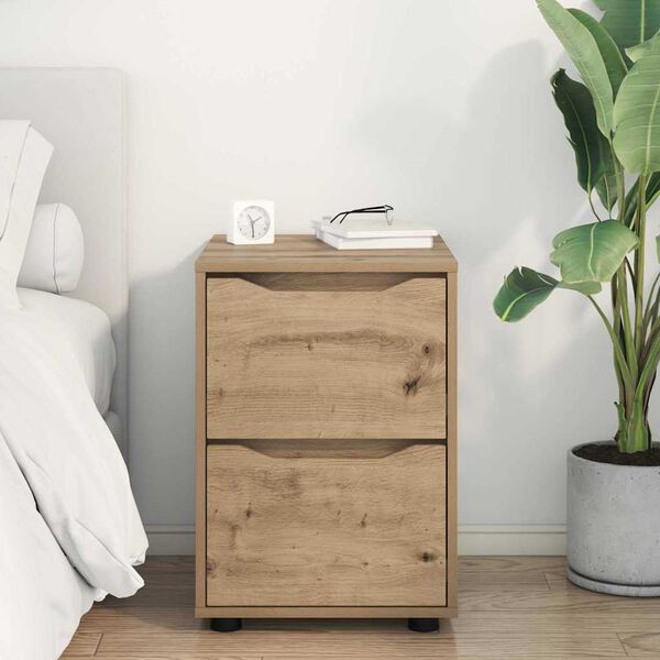 vidaXL &Uacute;ložn&aacute; skrinka Remeseln&yacute; dub 40 x 48 x 57 cm Kompozitn&eacute; drevo