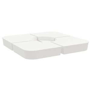 vidaXL 4-dielna Z&aacute;kladn&aacute; s&uacute;prava pre kr&iacute;žov&eacute; stojany slnečn&iacute;k 100kg PP