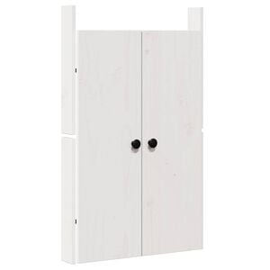 vidaXL Kuchynsk&eacute; dvere MEPPEL Biela 50 x 9 x 82 cm Borovicov&yacute; mas&iacute;v