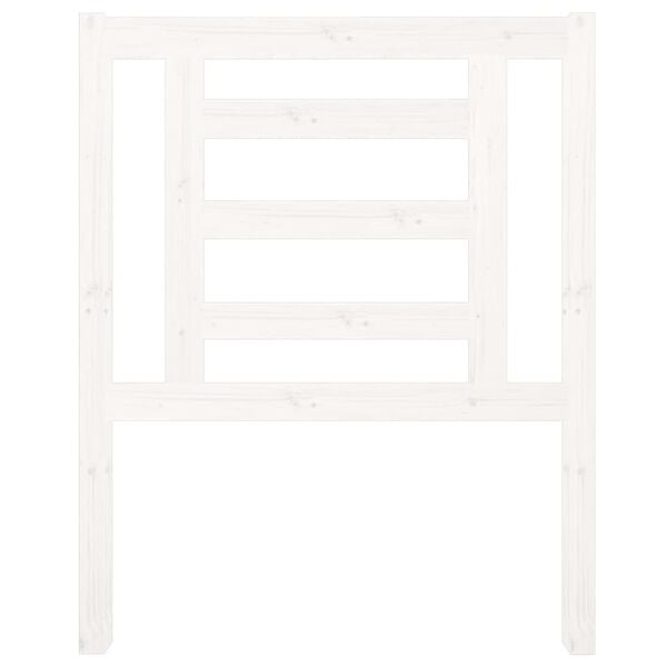 vidaXL Čelo postele biele 81x4x100 cm mas&iacute;vna borovica