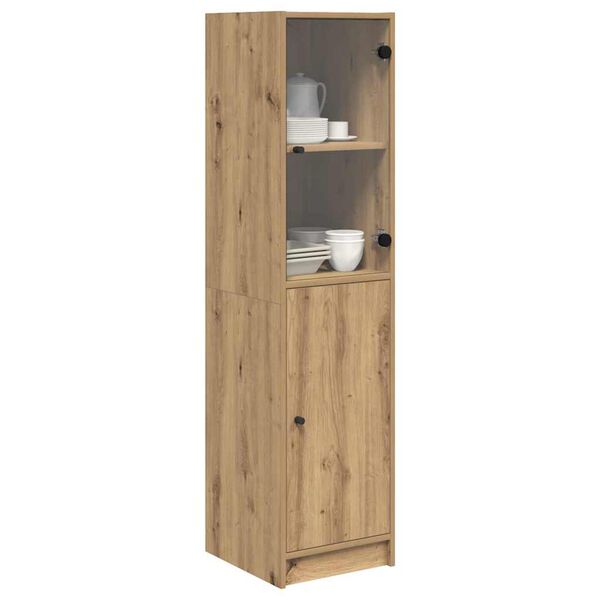 vidaXL Highboard Remeseln&yacute; dub 35 x 37 x 142 cm Kompozitn&eacute; drevo
