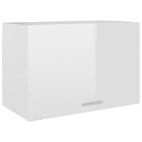 vidaXL Závesná skrinka, lesklá biela 60x31x40 cm, kompozitné drevo