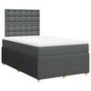 vidaXL Boxspring posteľ s matracom tmavosiv&yacute; 120x200 cm l&aacute;tka