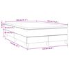 vidaXL Boxspring posteľ s matracom, tmavozelen&aacute; 120x190cm, zamat