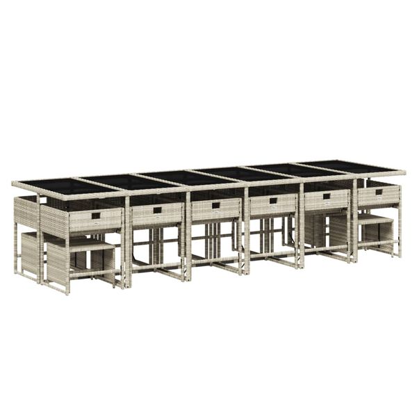 vidaXL 17-dielna z&aacute;hradn&aacute; jed&aacute;lensk&aacute; s&uacute;prava s vank&uacute;&scaron;mi svetlosiv&aacute;