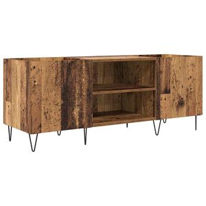 vidaXL Skrinka na gramof&oacute;nov&eacute; platne Star&eacute; drevo 121 x 38 x 48 cm